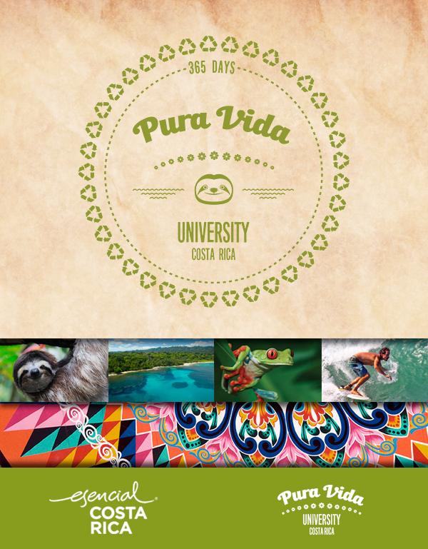 Pura Vida University. Turismo de Costa Rica