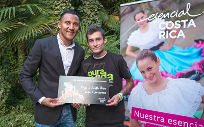 Keylor Navas, tourist Ambassador of Costa Rica in Spain, invites to visit Costa Rica to “the happiest fan in the world” and presents the new Condé Nast Traveler monograph