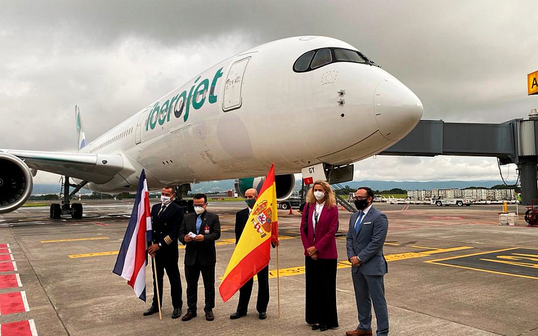 Iberojet inaugura nueva ruta directa entre España y Costa Rica