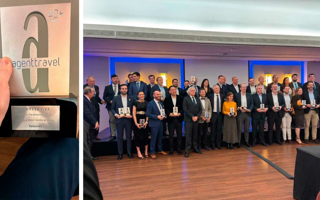 Thailand Recognized as the Country That Best Welcomes Tourists at Agenttravel’s Travelranking Awards